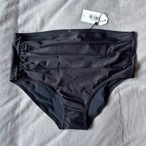 Black High-Waisted Bikini Bottom